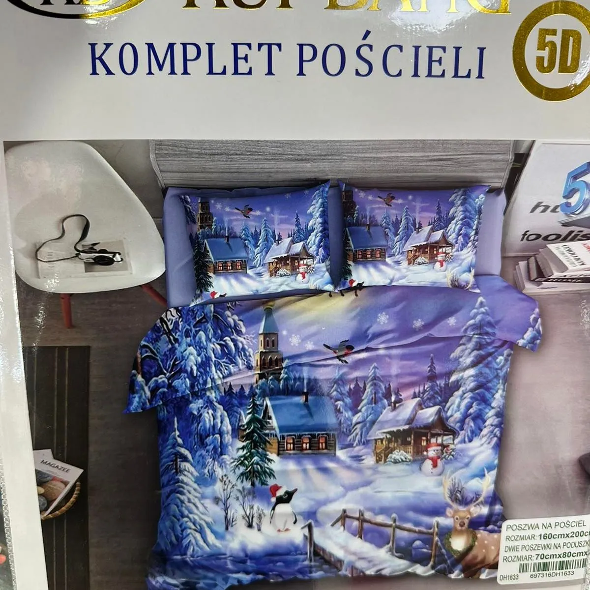 Komplet Pościeli Rui Rui Bang 160/200 Zima 50D