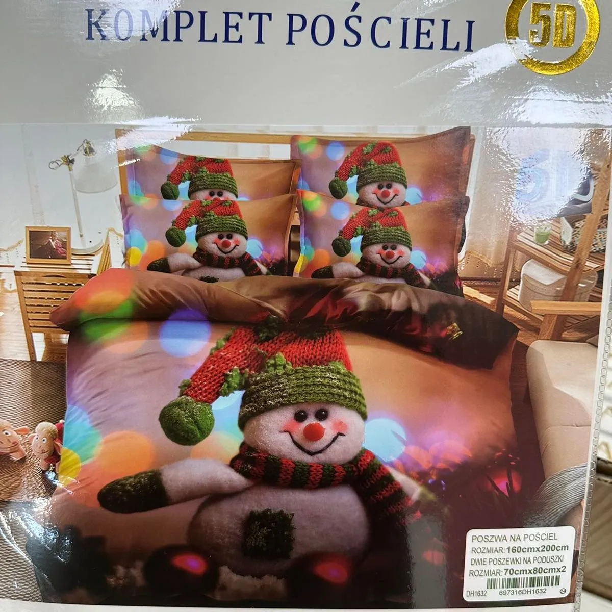 Komplet Pościeli 160/200 Śnieguroczka RB Rui Bang 50 szt
