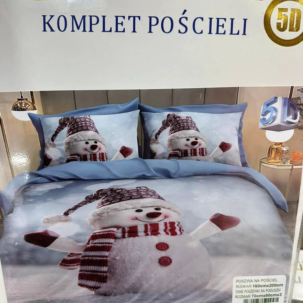 Komplet Pościeli 160/200 Rui Rui Bang 50 Śnieg