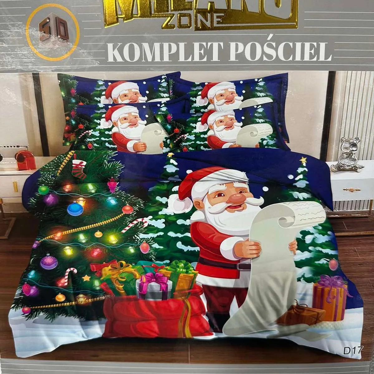 Komplet Pościel MilanoZone 160/200 Santa Claus