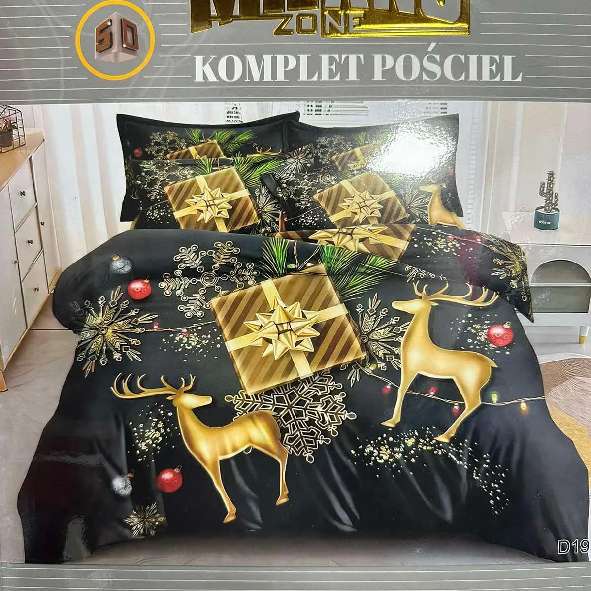 Komplet Pościel Milano Zono 160/200 Świąteczny