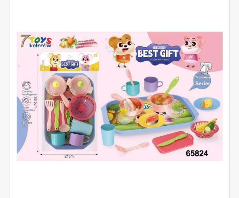 Zabawka kuchenka Best Gift seria z tacką 21cm