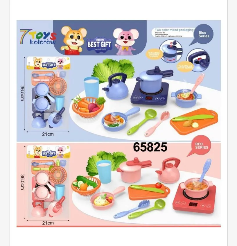 Zestaw zabawek kuchennych Best Gift 7 Toys 36x21 cm