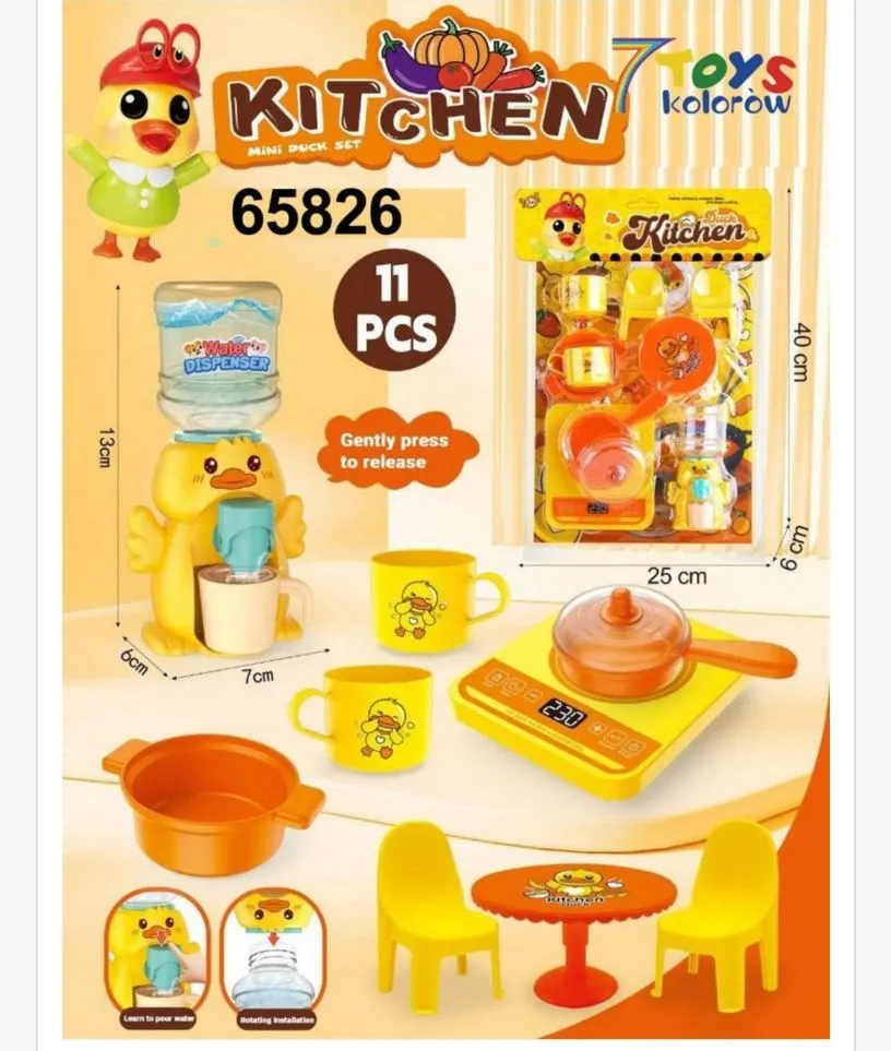 Zabawka Kuchenka Mini Kuchenka z Kaczuszką 11 el. 65826