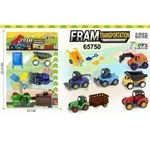 Zestaw zabawek Fram Transportation pojazdy 22 cm