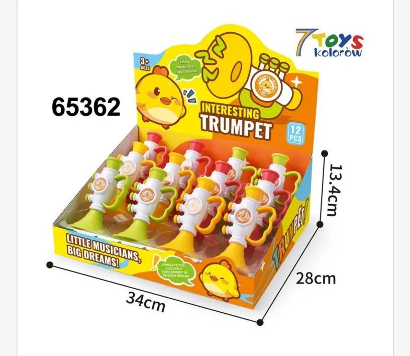 Zabawka Trąbka Interesting Trumpet 12 szt