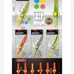 Miecz Świetlny Akustyczny 43cm 4 Kolory MIX Opak. 6szt