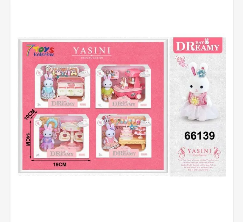 Zabawki Dream Bay Yasini zestaw mini zabawek 10x19cm