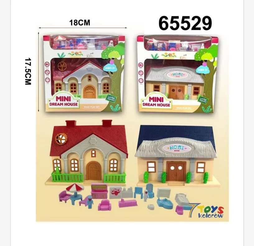 Zabawki Mini Dream House 18cm 2 modele 65529