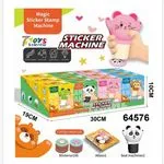 Zabawka Pieczątka Sticker Machine Magic 7 Toys 19x10x30cm