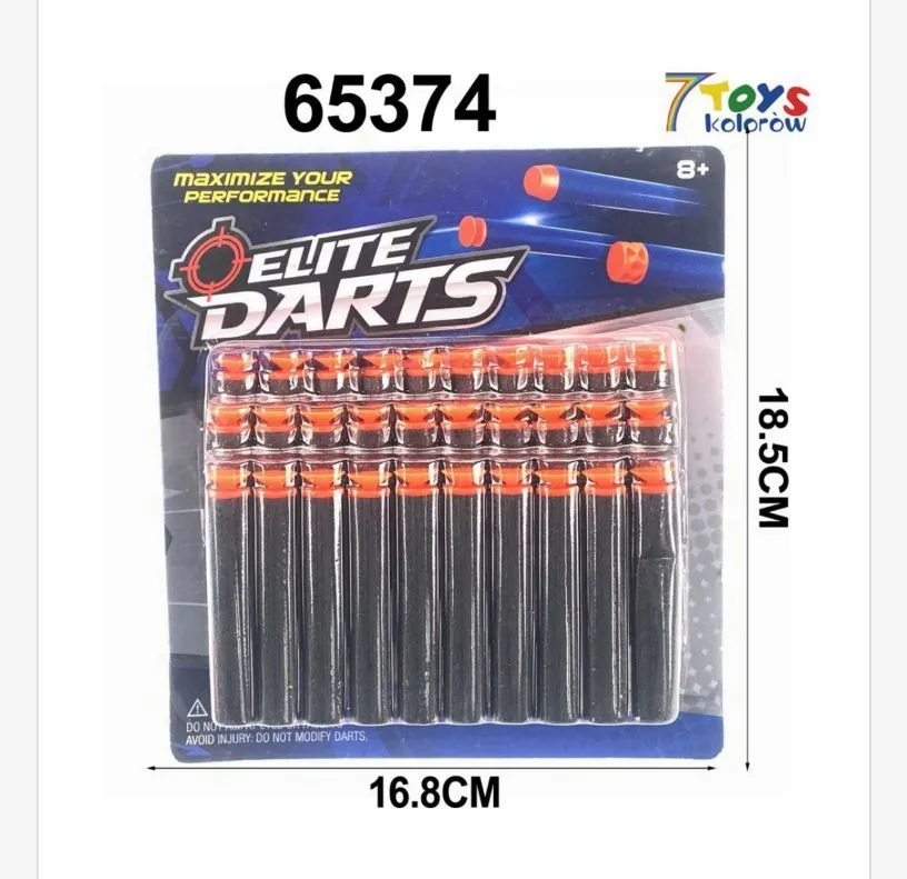 Zestaw Elite Darts Piankowe Strzałki 16.8x18.5cm 8+