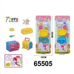 Zabawka Mini Pet Zestaw z Klatką 10cm 7Kolorów