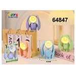 Lampki nocne LED króliczki kolorowe 10 cm