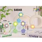 Lampki nocne kwiatowe 7TOYS 64848 9,2x5,4 cm
