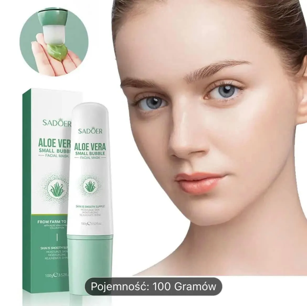 Maska do twarzy SADOER Aloe Vera Bubble Facial Mask 100g