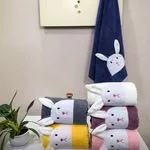 Ręczniki dla Dzieci 50x100 cm z Uszami Królika