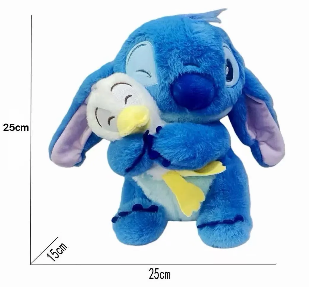 Maskotka Pluszowa Stitch z Kaczuszką 25cm