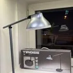 Lampki biurkowe Tiross srebrne z regulacją