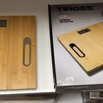 Elektroniczna Waga TIROSS z podestem bambusowym