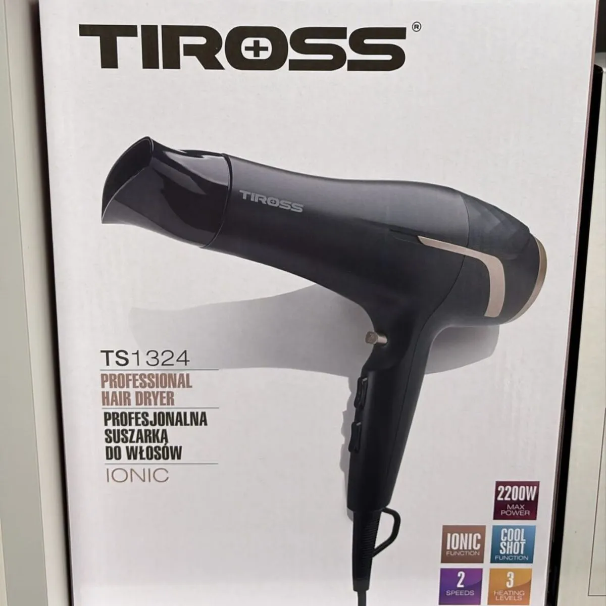 Suszarka do Włosów Tiross TS1924 Profesjonalna Jonowa 2200W
