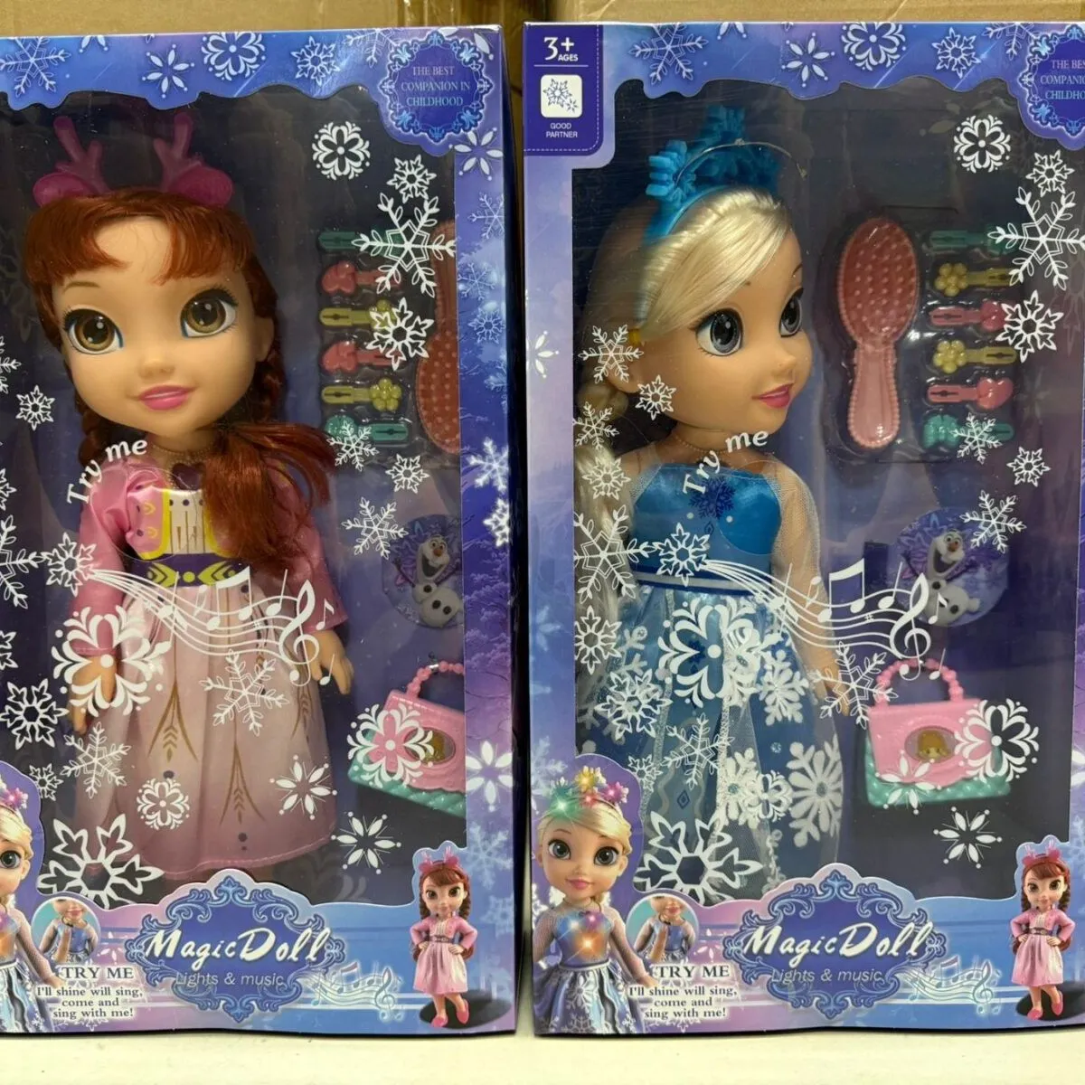 Zabawki Magic Doll Muzyka Zestaw 2 Lalki