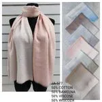Szaliki damskie 50% bawełna 50% wiskoza JA-177