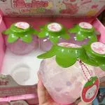 Zabawki Slime Truskawkowe w Słoiku z Liściem 6szt