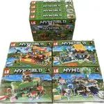 Zestaw klocków LB My World Minecraft 4 modele