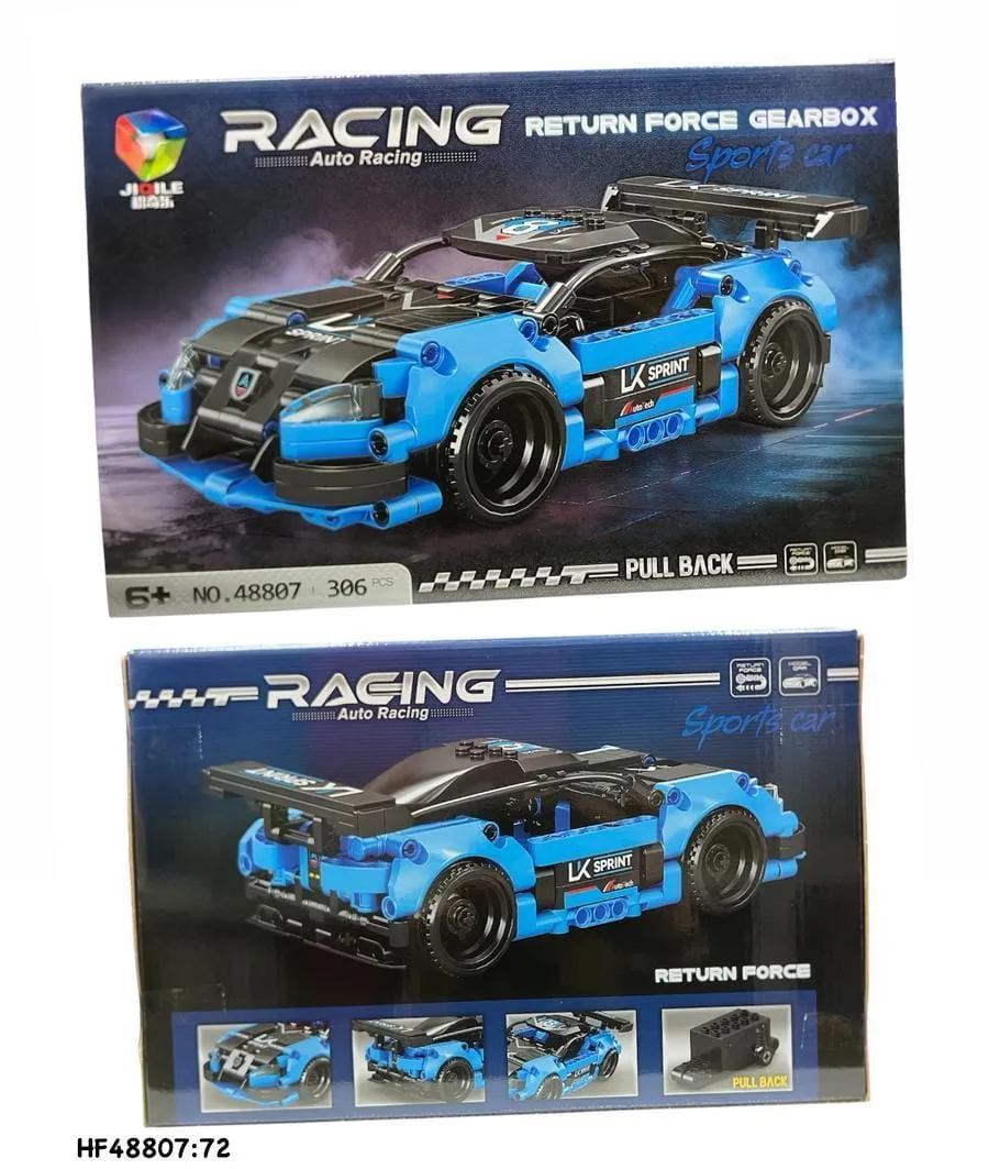 Zestaw klocków Auto Racing Return Force Gearbox 306PCS