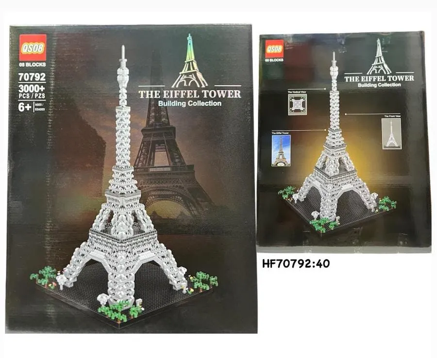 Zabawki Klocki Wieża Eiffla 3000+PCS