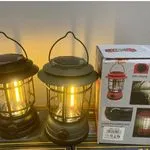 Lampka solarna kempingowa z panelem solarnym i USB
