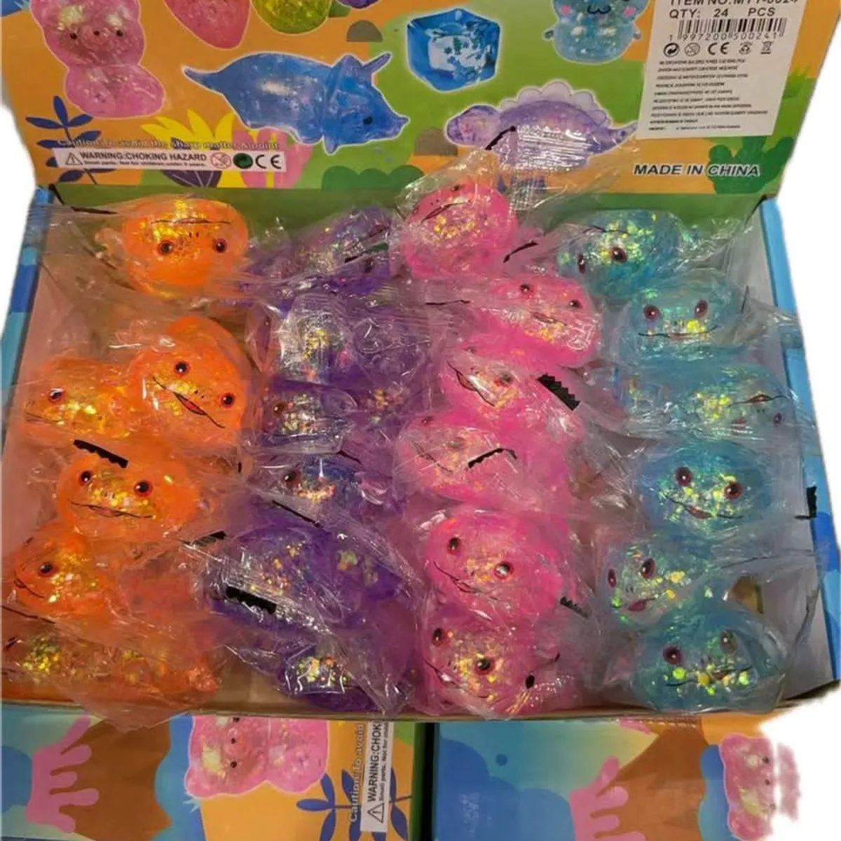Gniotki Squeeze Toys antystresowe, mix wzorów, 12 szt