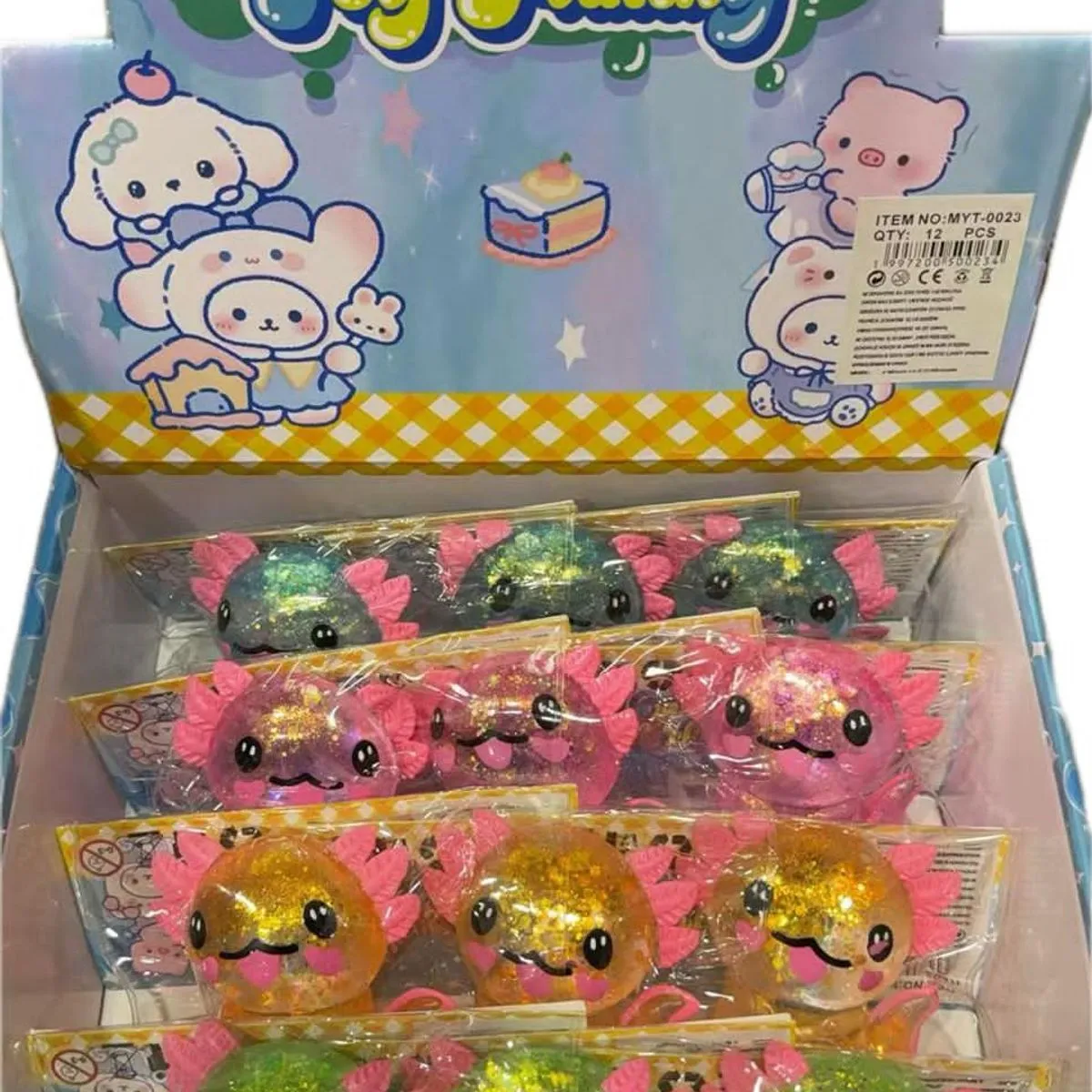 Gniotki The Soft Toy Family Axolotl Squeeze Toys