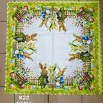 Obrus Wielkanocny 60/120 z motywem królików K22