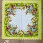Obrus Wielkanocny 60/120 cm z motywem królików K22-8585