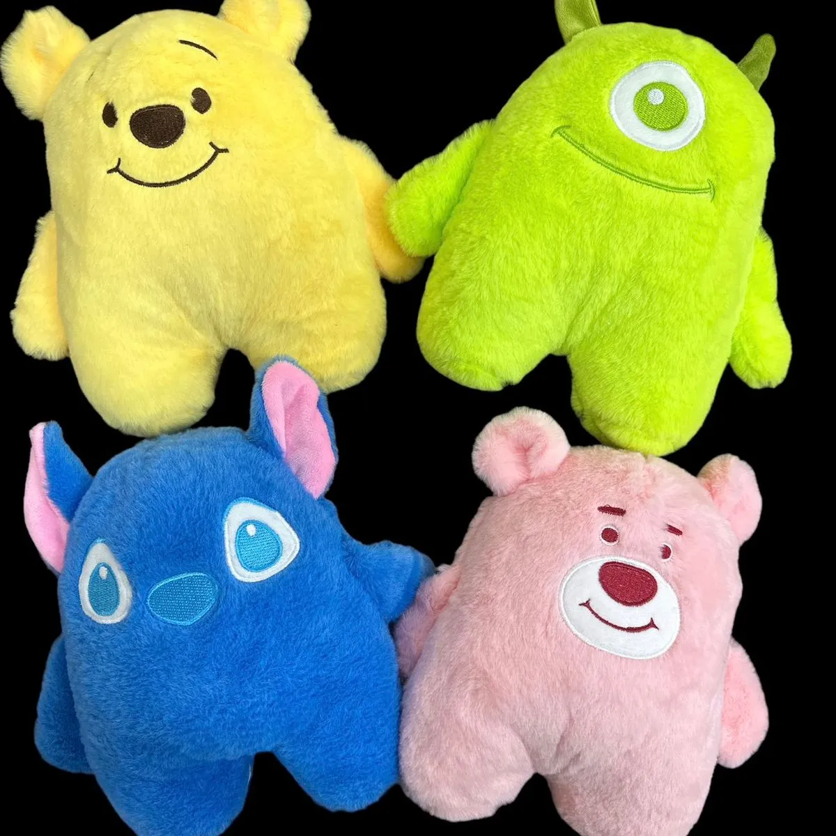 Maskotki brelok Disney: Kubuś, Shrek, Stitch, Piggie