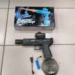 Elektryczny pistolet na wodę Super Water Gun niebiesko-czarny