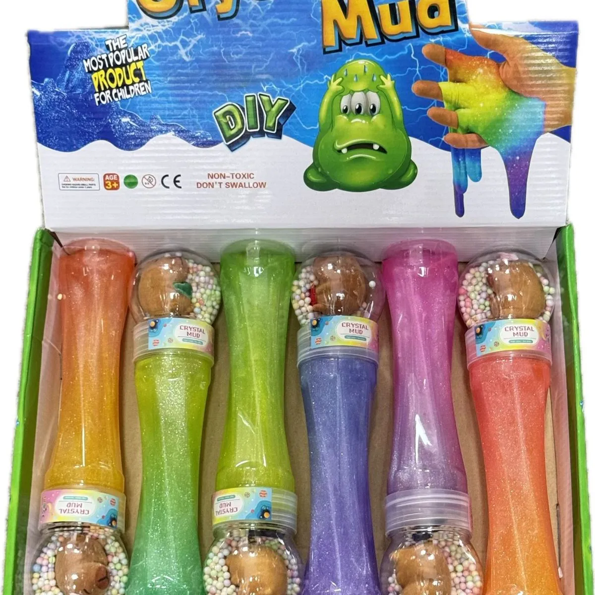 Zabawki Slime Crystal Mud Kapibara 6 kolorów