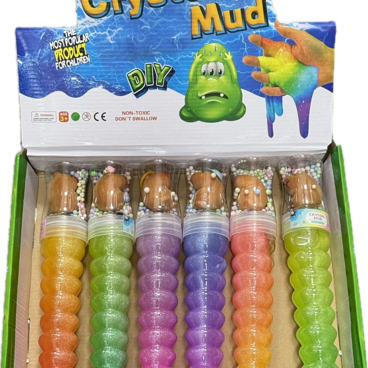Zabawki Slime Crystal Mud Kapibara 6 kolorów