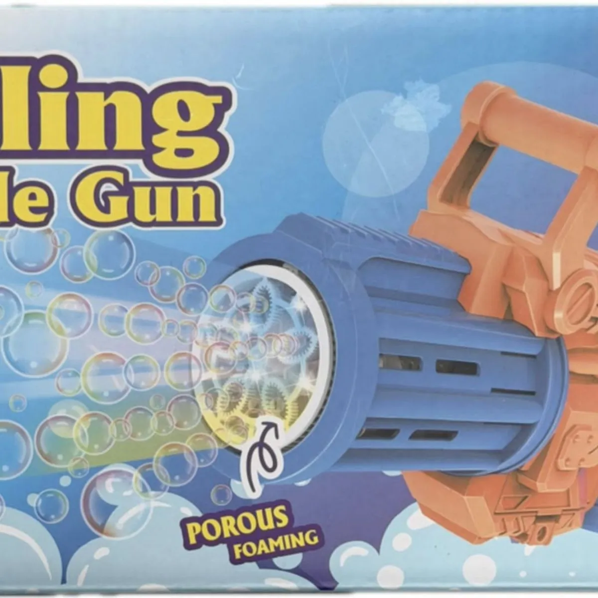 Pistolet do Baniek Mydlanych Gatling Bubble Gun 3+ lat