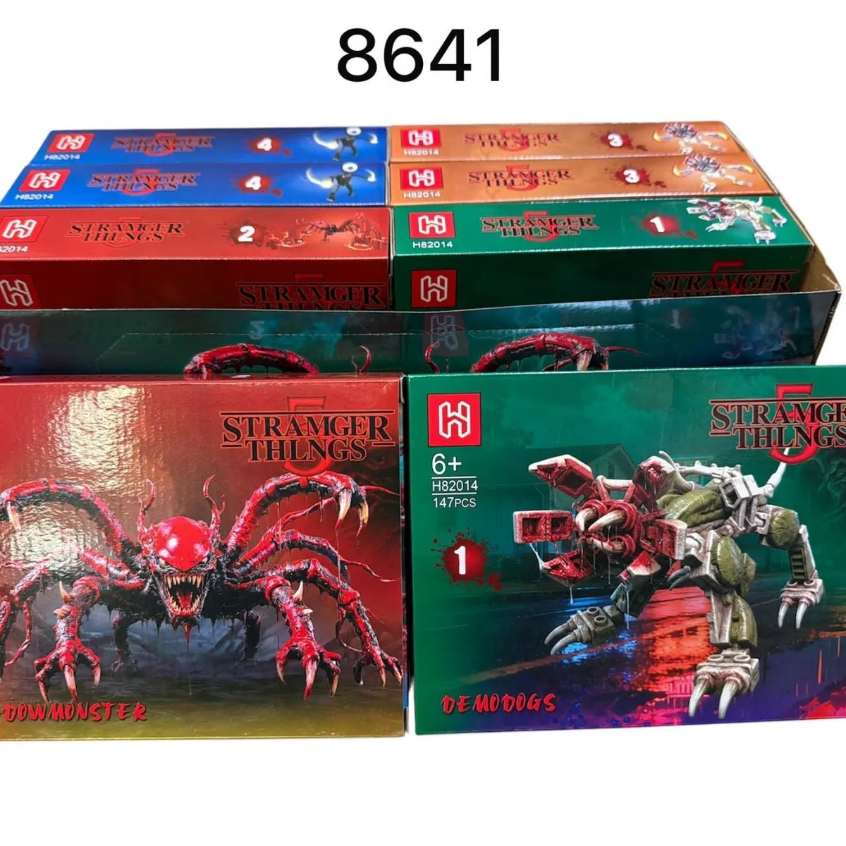 Zabawki Klocki Stranger Things Demogorgon i Demodog 8641