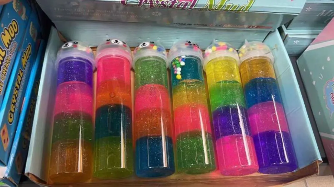 Zabawki Slime Crystal Mud w butelkach wielokolorowych