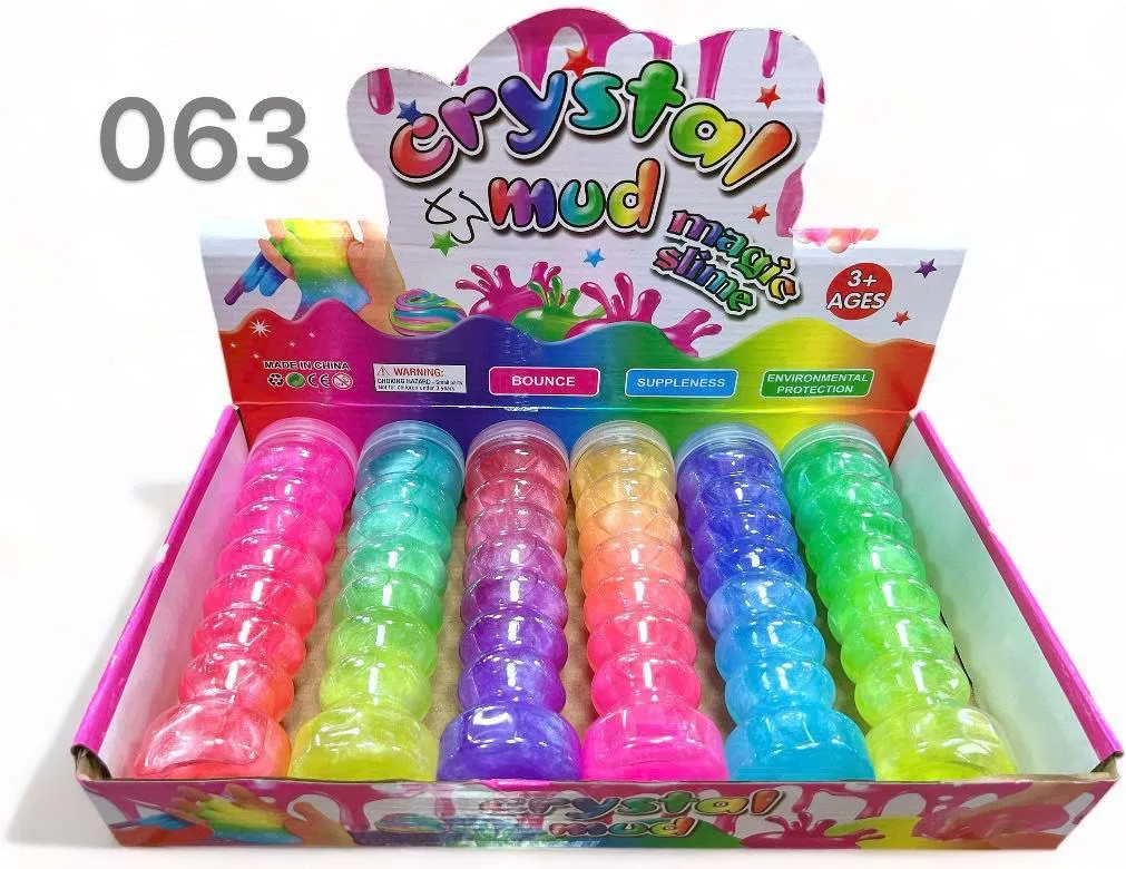 Crystal Mud Magic Slime Bouncy 3+ lat, opak. 12 szt