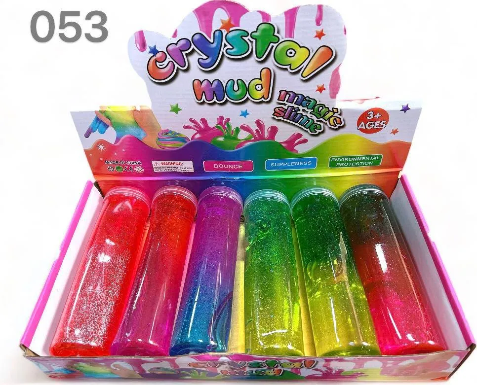 Zabawki Slime Crystal Mud Magic 6 kolorów 3+