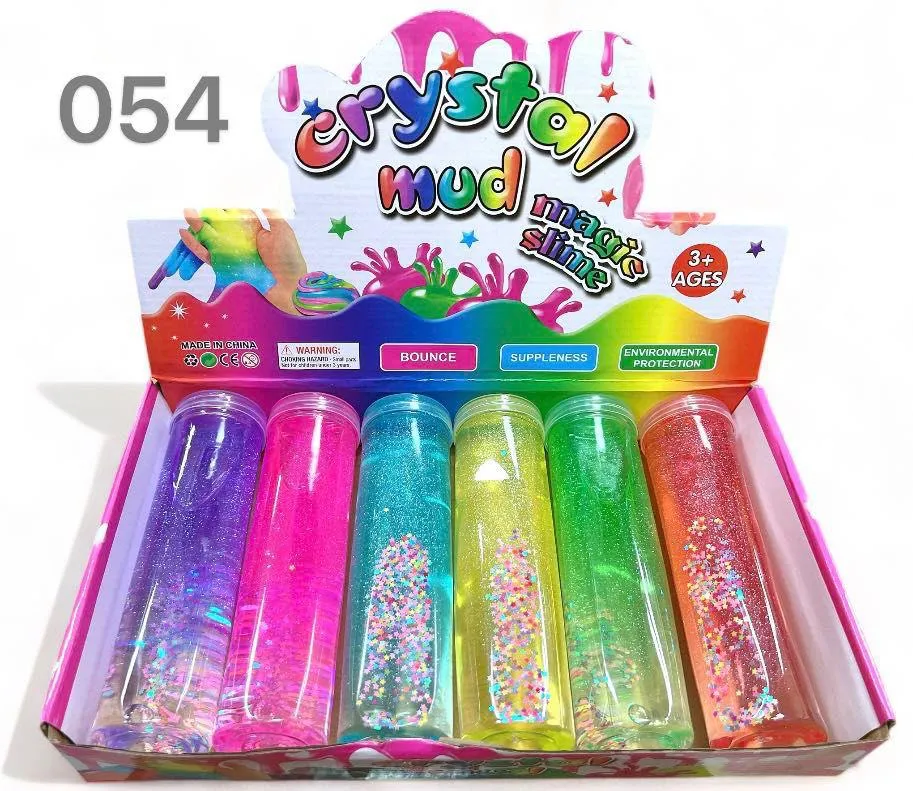 Zabawki Crystal Slime Magic Mud 6 kolorów 3+