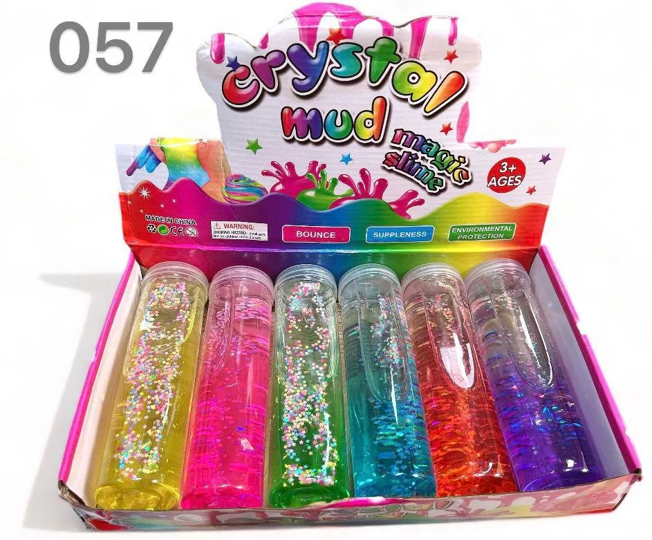 Crystal Mud Magic Slime 6 kolorów w opakowaniu 3+