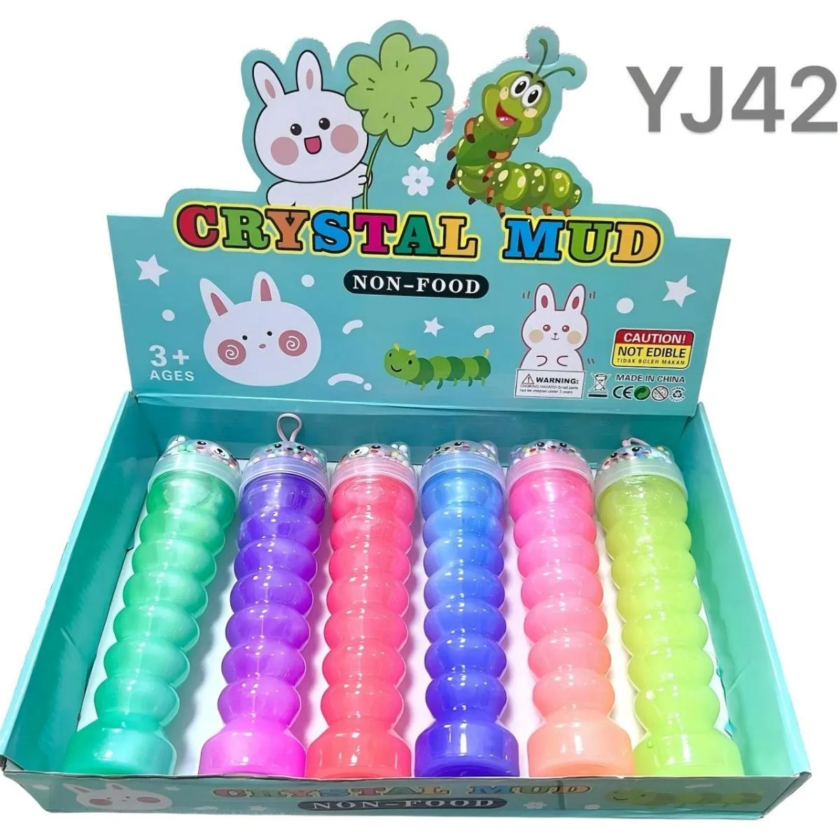 Zabawki Slime Crystal Non Food YJ4426, 6 szt w opakowaniu