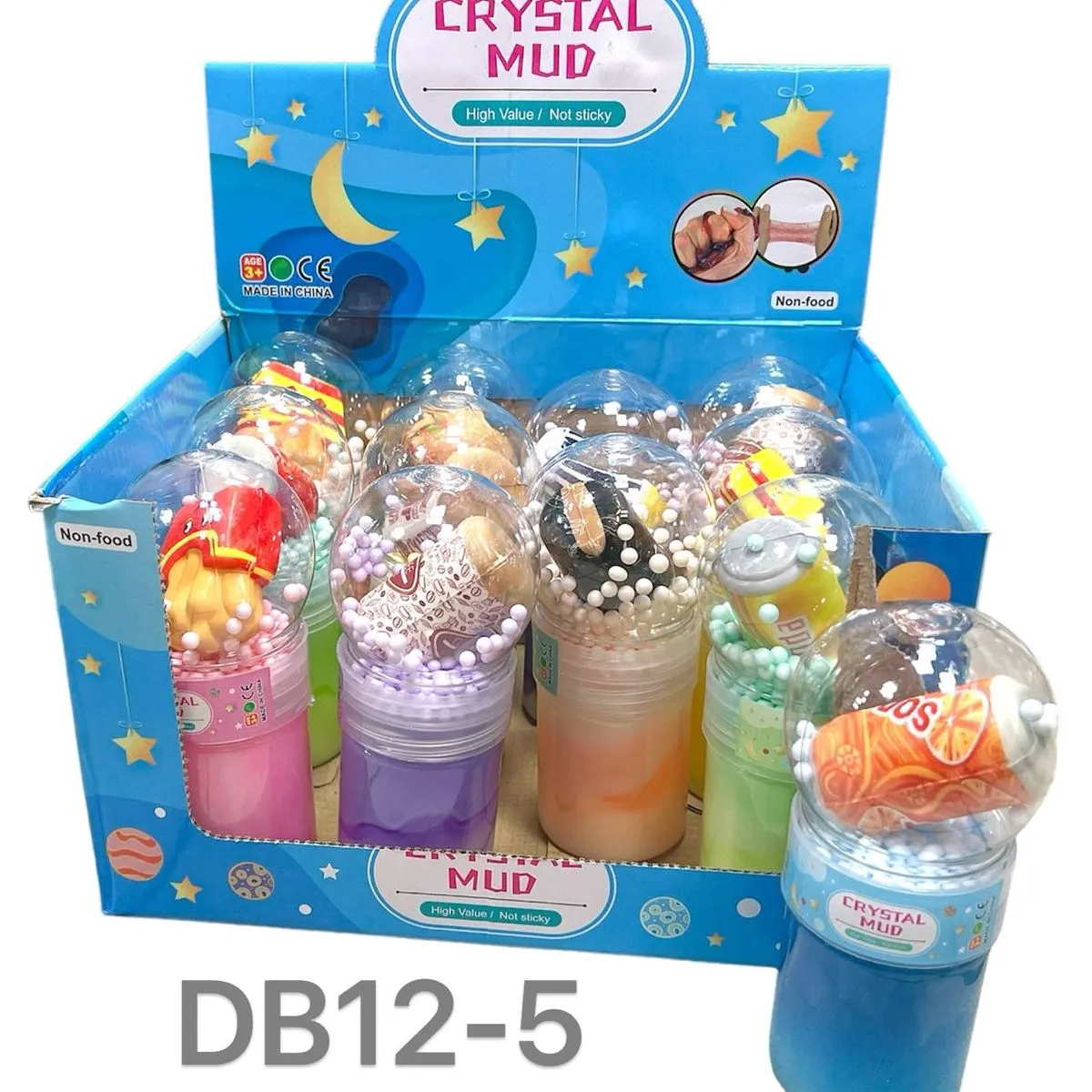 Zabawki Slime Crystal Mud DB12-5, 12 szt