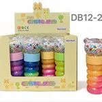 Zabawki Crystal Mud Slime w słoiczkach 12 szt