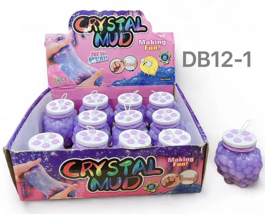 Crystal Mud Making Kit fioletowy slime w słoiku DBB12-1